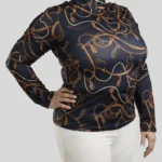 Montar Curves Haily Bridle Print Bluse
