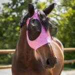 QHP Fly Mask Super Bug Collection Cherry Pink