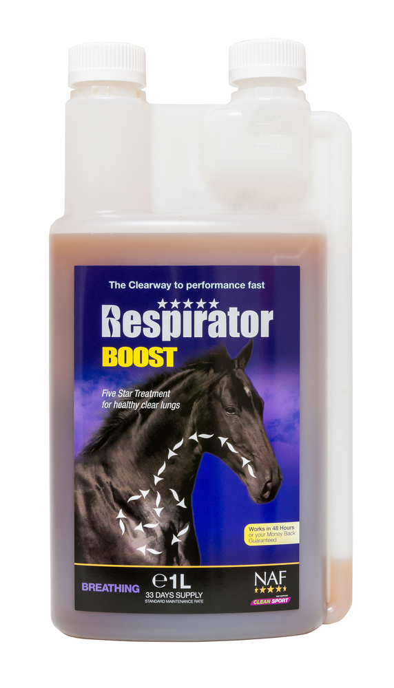 NAF Respirator Boost 1 L - Tilskud til hest