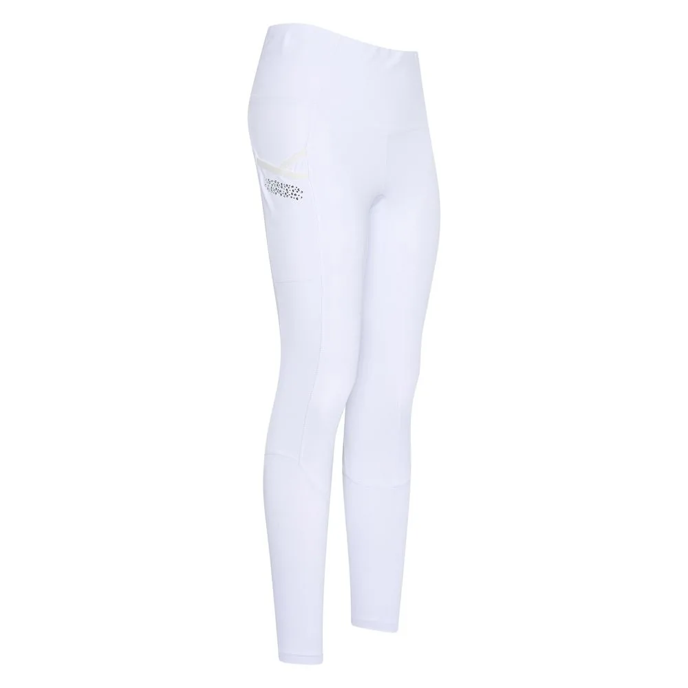 Eurostar ESBreez Summer Tights 34 - Hvid - Ridebukser til damer