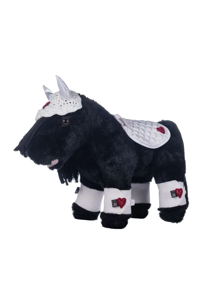HKM Cuddle Pony Stævnesæt - Hvid/Rød