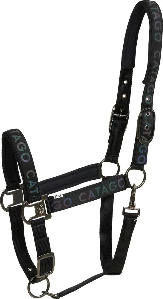 Catago Reflekterende Logo Grime Alea Pony - Sort - Til hest