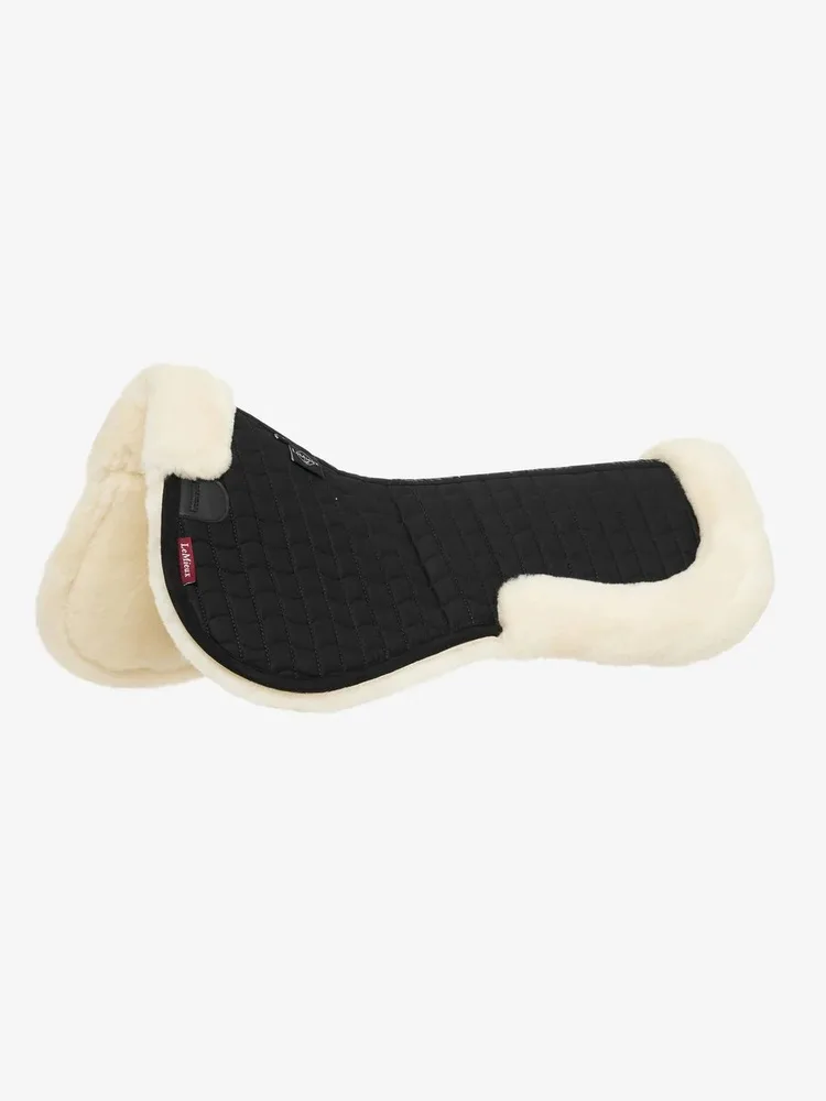 Lemieux Merino Half Pad L - Sort/Natur - Til hest