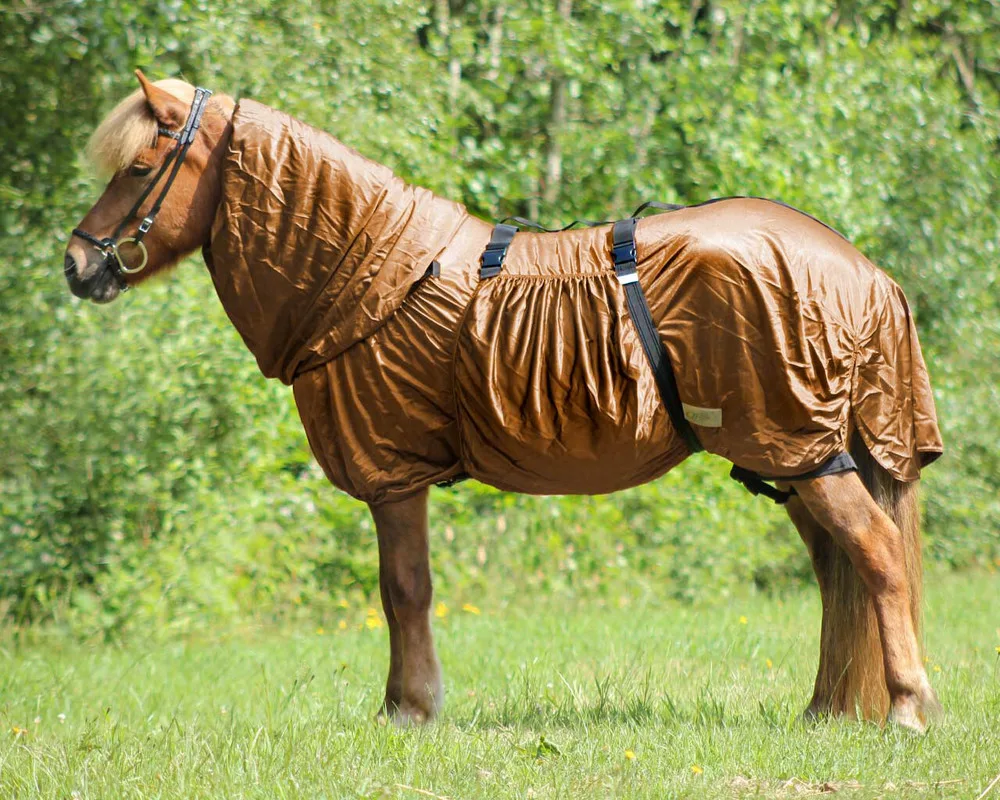 Islænder Eksem Dækken 135 cm - Bronze - Til hest