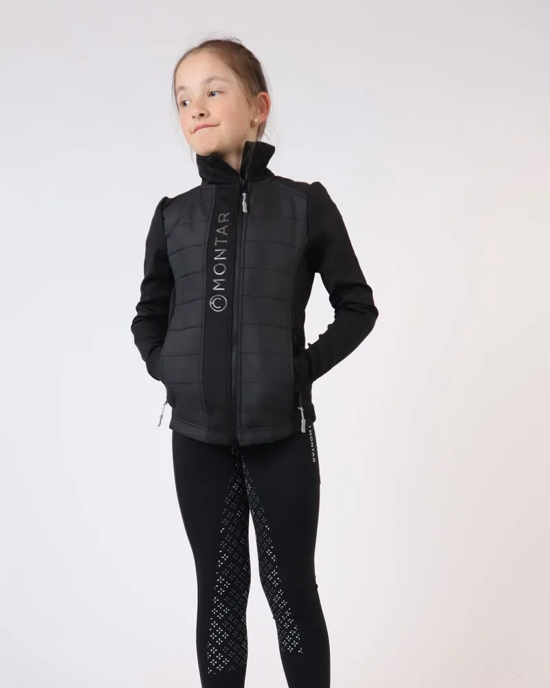 Montar Junior jakke Emma 152 - Sort - Ridejakke