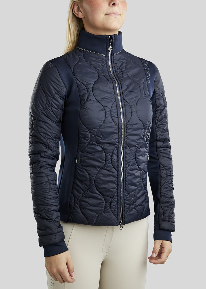 Montar MoMary Hybrid Jakke M - Navy - Ridejakke