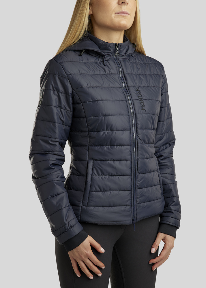 Montar MoKate Kort Quiltet Jakke XS - Navy - Ridejakke
