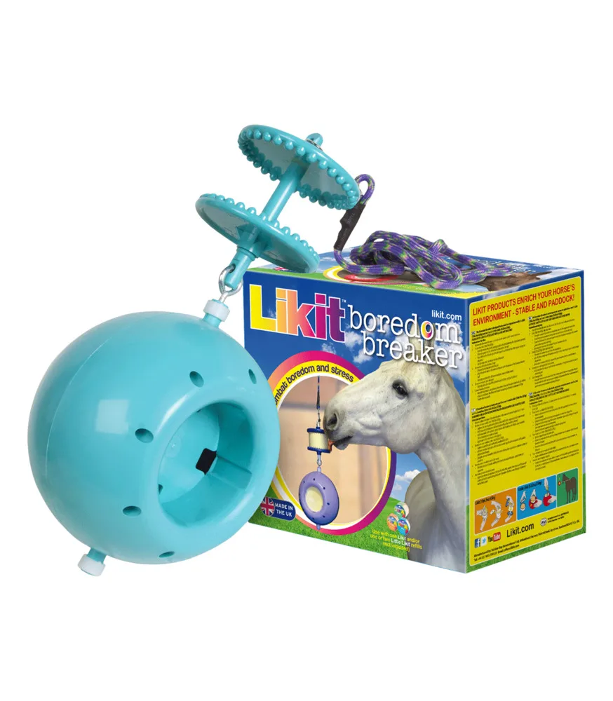 Lik it Boredom Breaker - Aqua Marine - Til hest