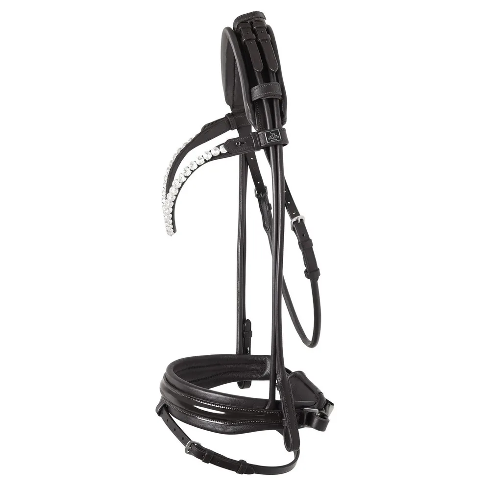 SD Design Zhivago Trense Cob - Sort/Hvid - Til hest