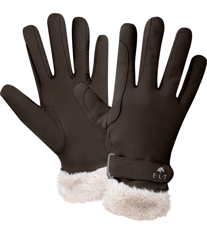 ELT Vinter Handske St. Moritz L - Espresso - Ridehandsker
