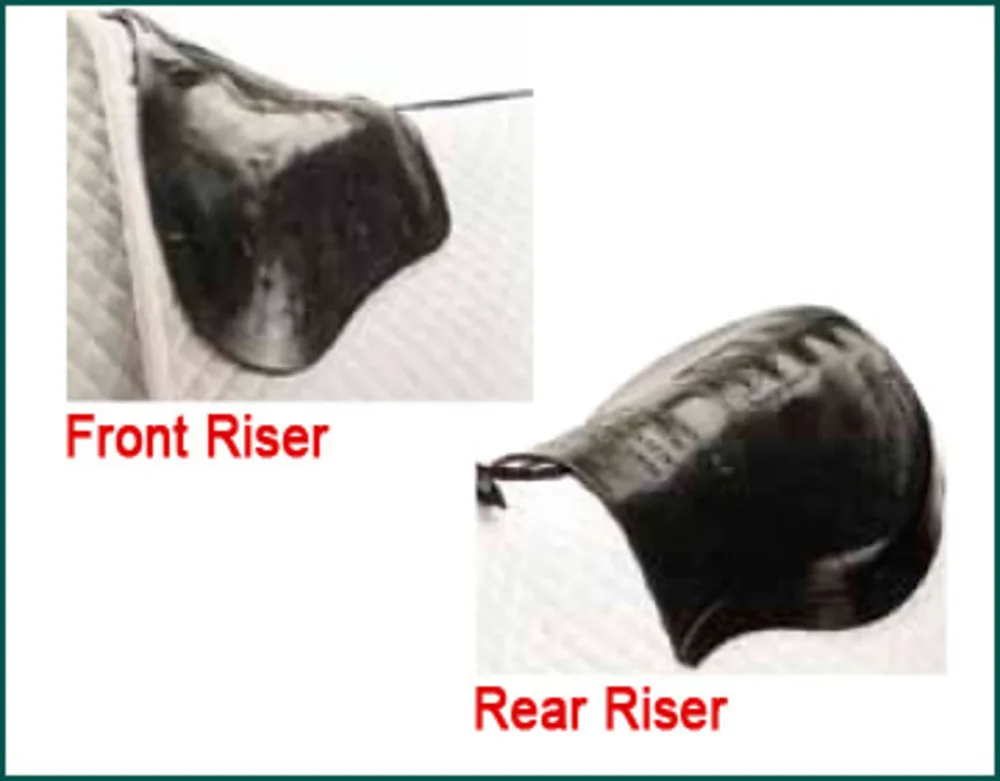 Acavallo Front/back lift Front - Sort - Til hest
