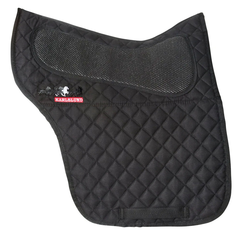 Karlslund Sadelunderlag 17 DR - Sort - Til hest