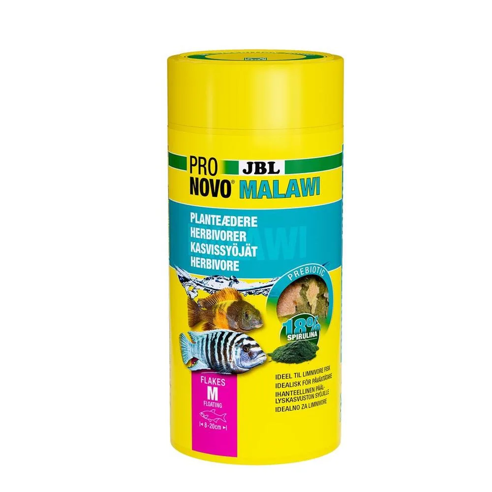 Fiskefoder ProNovo Malawi Flakes 1000 mL - Til akvarie