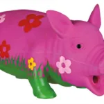 Trixie Gris med Blomster
