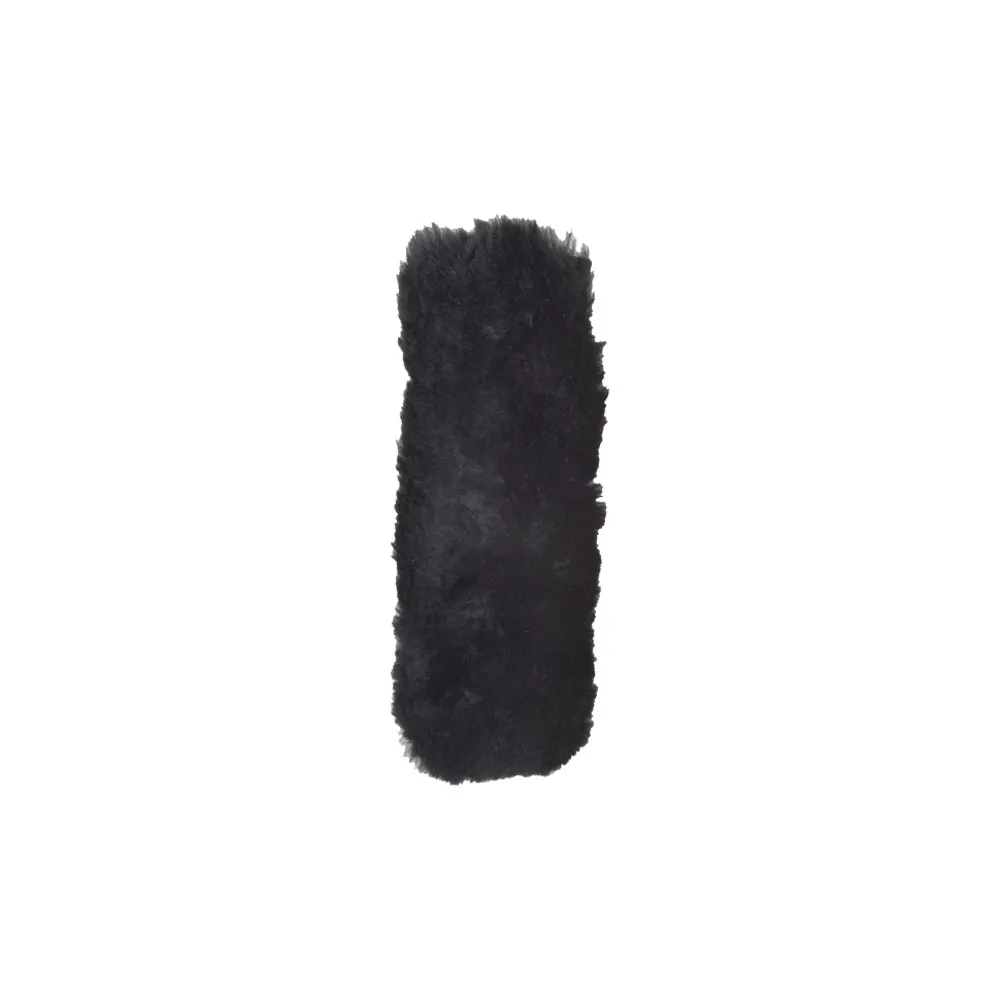 Lammeskinds Beskytter 28 cm - Sort/Natur - Til hest