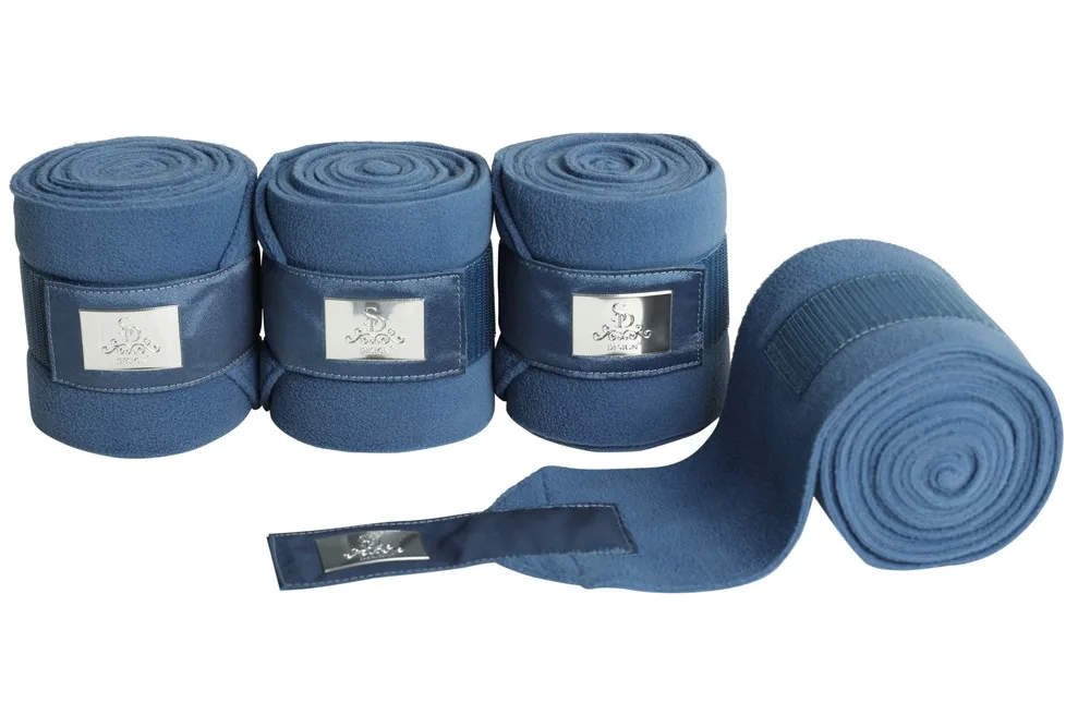 SD Design Fleece Bandager 4 Stk - Sapphire - Til hest